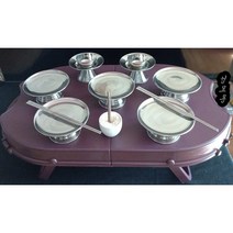 성묘용 스텐제기14p 휘대용 가벼운 가방 과 상차림, 성묘용 스텐레스14p, 14p