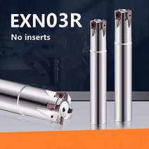 HSS CNC 밀링 커터 바 EXN03R 평면 밀링 머신 초고 피드 선반 도구 LNMU0303ZER 합금 양면 인서트 EXN03|Turning Tool|, 1개, No blade