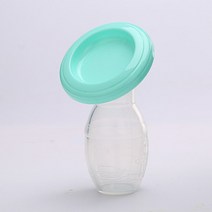 휴대용유축기 BPA프리 USB 충전식 수유 수동 유축기 파트너 자동 수정 모유 실리콘 펌프, 03 green
