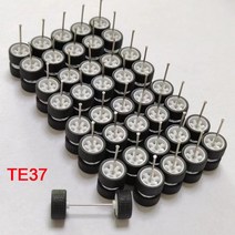배기휀 환기팬 냄새제거 2022 새로운 1/64 합금 자동차 모델 휠 TE37 블랙 미니 휠 질감 타이어 예비 부품, 01 TE37 white