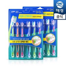 애경 2080 딥터치칫솔 3+3입, 6개입, 2개