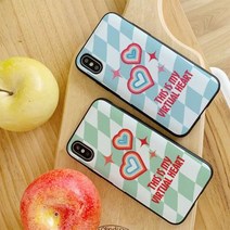 밍에르스튜디오 버츄얼 하트 카드케이스 갤럭시S10:블루, 기종선택:갤럭시S10 / 디자인선택:블루, 상세 설명 참조