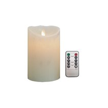 펀앤커스텀 LED 파라핀 리얼 캔들 양초 무드등, 리모컨버전(12.5cm)-리모컨1개증정
