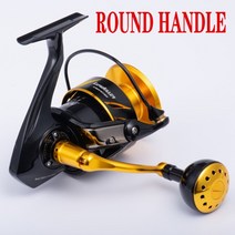 Lurekiller 새로운 도착 풀 메탈 T-바 파워 핸들 스피닝 지깅 릴 솔티스트 CW10000 바다 낚시 릴 35kgs 드래그 파워, CW10000 둥근 손잡이