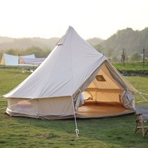 3인용 텐트 캠핑 몽골식 천막 면 사계절 8인용 방수, 4m 4명