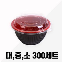 팩스타 일회용용기 덮밥 우동 탕용기 소중대300세트, 300세트, XYW-850(중)