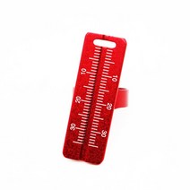 측량장비 1pc 스테인레스 스틸 치과 장비 Endo Span 측정 용 Endodontic Finger Ruler 스케일 게이지 Denti, 01 빨간