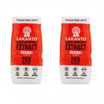 Lakanto Liquid Monkfruit Extract Original 라칸토 리퀴드 몽크프루트 익스트랙 오리지널 액상 설탕대체 1.76oz(52ml) 2팩