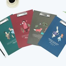 [바보사랑] 세계문학 클립보드 (4type), 디자인:이상한나라의앨리스