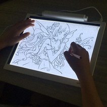 라이트 박스 테이블 드로잉 패드 화방용품 Elice A4-19 휴대용 LED 라이트 박스 트레이서 Artcraft 추적 패