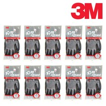 3M 장갑 슈퍼그립 200 100 프로그립 1000 2000 3000 컴포트그립 여름용 겨울용 방한장갑, 10개입, 선택02.슈퍼그립 200 그레이 L