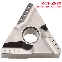 MZG 10pcs TNMG ZN60 플레이트 R-L-VF FS CNC 선반 부품 스틸 가공 외부 선삭 공구 도자기 초경 인서트, [01] TNMG160404, [01] R-VF-ZN60