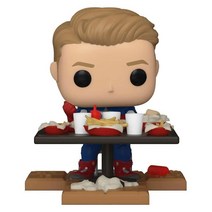 Funko 팝 디럭스 마블 어벤져스 빅토리 샤와르마 시리즈 캡틴 아메리카 멀티컬러 144710, Captain America