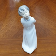 (엔틱빈티지) 스페인 야드로 나오 도자기 인형 피겨린(키스하는 소년)