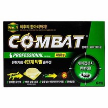 컴배트 프로페셔널 파워 개미용(피프로닐) 1.67g x 6개입(773000), 1개, 1개