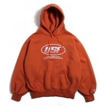 URBANSTOFF 페이스 로고 엠브로이더드 후디 (오렌지) USF Pace Logo Embroidered Hoody Orange