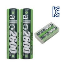 제이티원 알로 18650배터리 2600mAh 보호회로 2알 케이스포함