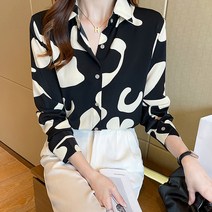 드로잉 블라우스 하늘비즈 C10 Q715P142