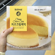 노브랜드 치즈크림케이크 590g x 1개, 아이스보냉백포장