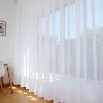 낮은 인테리어 파티션 럭셔리 거실 침실 빌라 유럽 수 놓은 거즈 커튼 입체 창 화면 션, w250cmxh250cm, 그로밋 탑링, 흰색 얇은 명주 그물