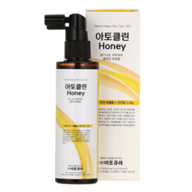 얼굴 스크럽 필링 100%천연 순한 얼굴 각질 제거제 아토클린허니 아토큐라, 2개, 100ml