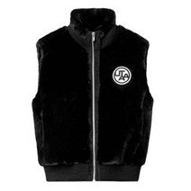 골프조끼 여성 골프웨어 남성 골프티셔츠UTAA-따뜻한 플러시 스탠드 칼라 골프 조끼 여성용 두꺼운 지퍼