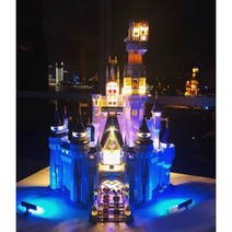 디즈니레고 여아 레고 공주의성 디즈니 블럭 디즈니성, 디즈니 캐슬 [리모컨 라이트 버전]