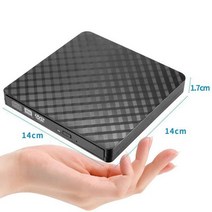 dvd리핑 cd리더기 휴대용dvd플레이어 휴대용 usb 3.0 외부 DVD 버너 CD/DVD ROM CD RW 플레이어 광학 드라, 02 Black