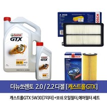 더뉴쏘렌토 디젤 캐스트롤GTX(6L+1L)7L 엔진오일 96-A2659