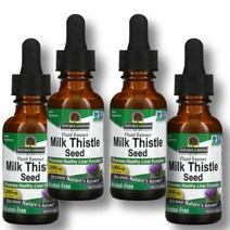 네이처스앤서 밀크씨슬 2000mg 액상 30ml 4병 실리마린 권장량 함량 원액 모유, 1개, 기본