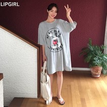 립걸미키 박스 롱 원피스