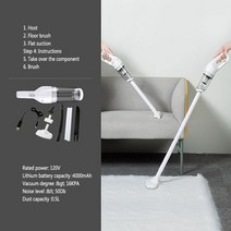 Xiaomi-13000Pa 휴대용 무선 핸드 헬드 진공 청소기 가정용 자동차 듀얼 사용 USB 충전 고출력 애완 동물, 02 Upgrade