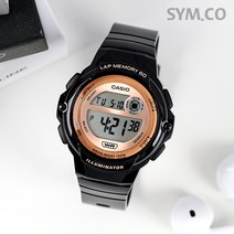 카시오 랩기능 100M방수 런닝 시계 LWS-1200H-1A