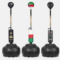 스탠딩 샌드백 가정용 권투 무에타이 합기도 연습 기계, 블랙골드에디션(복싱+회피+스핀킥)