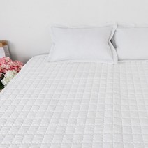 루나비 무지 시어서커 카페트 SS Q K, 화이트