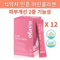 식약처 인증 기능성 어린 피쉬 저분자 콜라겐 펩타이드 3270mg 먹는 어류 엘라스틴 비오틴 콜라겐 비타민C 시스틴 추천 효능 효과, 12박스