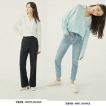 로엠 오픈 카라형 메르시 블라우스-RMBLB23RQ5
