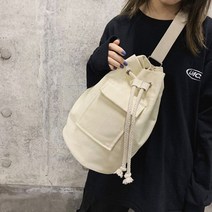 백팩 남여공용 투웨이 캐주얼 복조리 버켓 백팩_[230127EA]