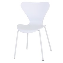 THEJOA 세븐체어 1+1 카페 플라스틱 디자인 인테리어 북유럽스타일 식탁 사출 예쁜 의자, 세븐체어-화이트 1+1
