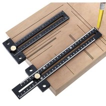 마킹게이지 눈금자 목공 DIY 180mm 280mm 우드래픽, 1개