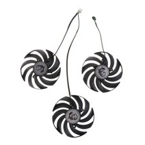 6800XT 57EC 90mm PLD09210S12HH VGA Fan for MSI Radeon RX 6800 XT Graphics Card Cooling 4Pin 12V 0.4A, 03 C