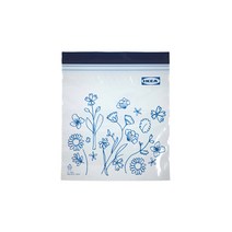 이케아 지퍼백 소형 중형 대형, 이케아지퍼백(낱장) /, I.파랑18x21.5 (10장)