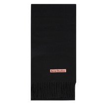 아크네 캐나다 네로우 울 머플러 CA0210 900 BLACK [ANA063bk]