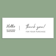 라벨스티커 라벨지 50 개/가방 감사합니다 스티커 방수 씰 라벨 6*15cm 포장 장식 선물 용품, 14 50 pcs, 한개옵션1