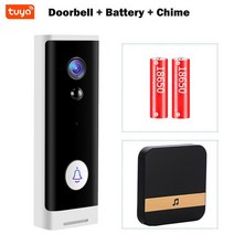 IoT Ai 인터폰 비디어폰 설치 교체 Tuya-와이파이 무선 초인종 카메라 1080P HD 비디오 도어 폰 스마트 라, 02 Option 7_03 AU 플러그