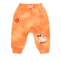 [베베드피노]사라 베이비 타이다이 저지팬츠_BP31PD140 오렌지