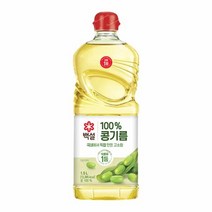 CJ 백설 콩기름 1.5L 가정용 식당용 대용량 업소용 가성비 부침요리 튀김요리, 23개
