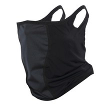 렉스터 쿨 매쉬 냉감 여름 용 자외선차단 스포츠 마스크, 블랙