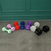 프로모릭스 컬러 코팅 육각 아령, 6kg