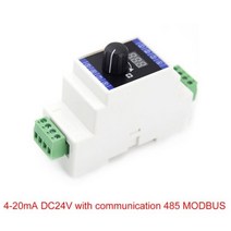 전류 신호 발생기 디지털 디스플레이 4 20mA DC 24V 레일 설치 통신 포함 485 MODBUS, [01] 4-20mA DC24V